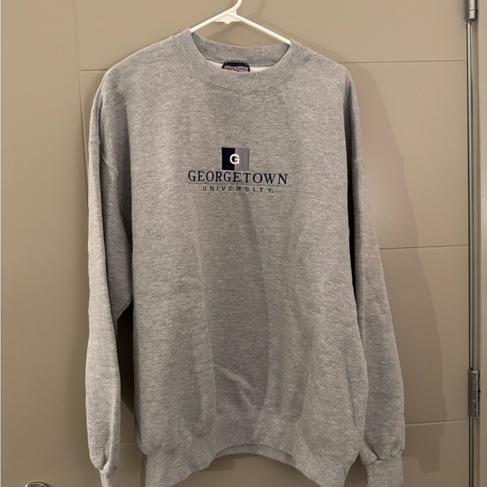 Jansport Georgetown University Gray Crewneck Sweater